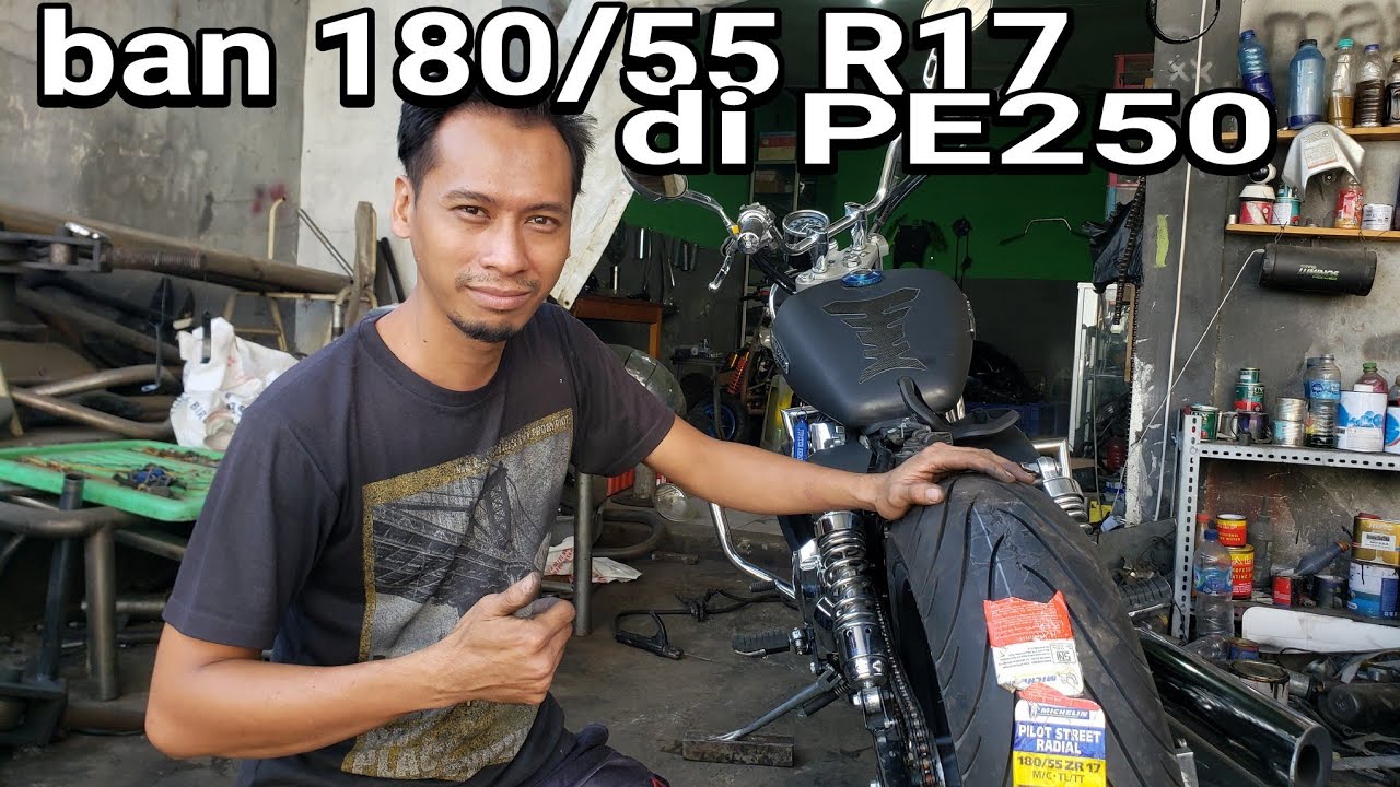 benelli  Patagonian eagle 250 pasang velg R17 lebar 6