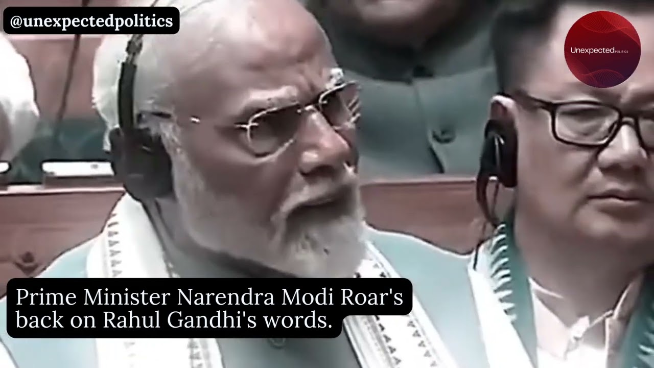 Prime Minister Narendra Modi Roar back to Rahul Gandhi