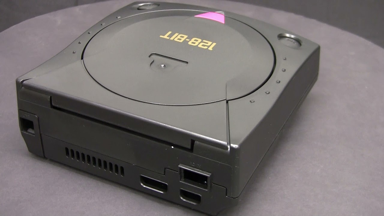 DreamCast Opaque BLACK 128bit shell turntable preview