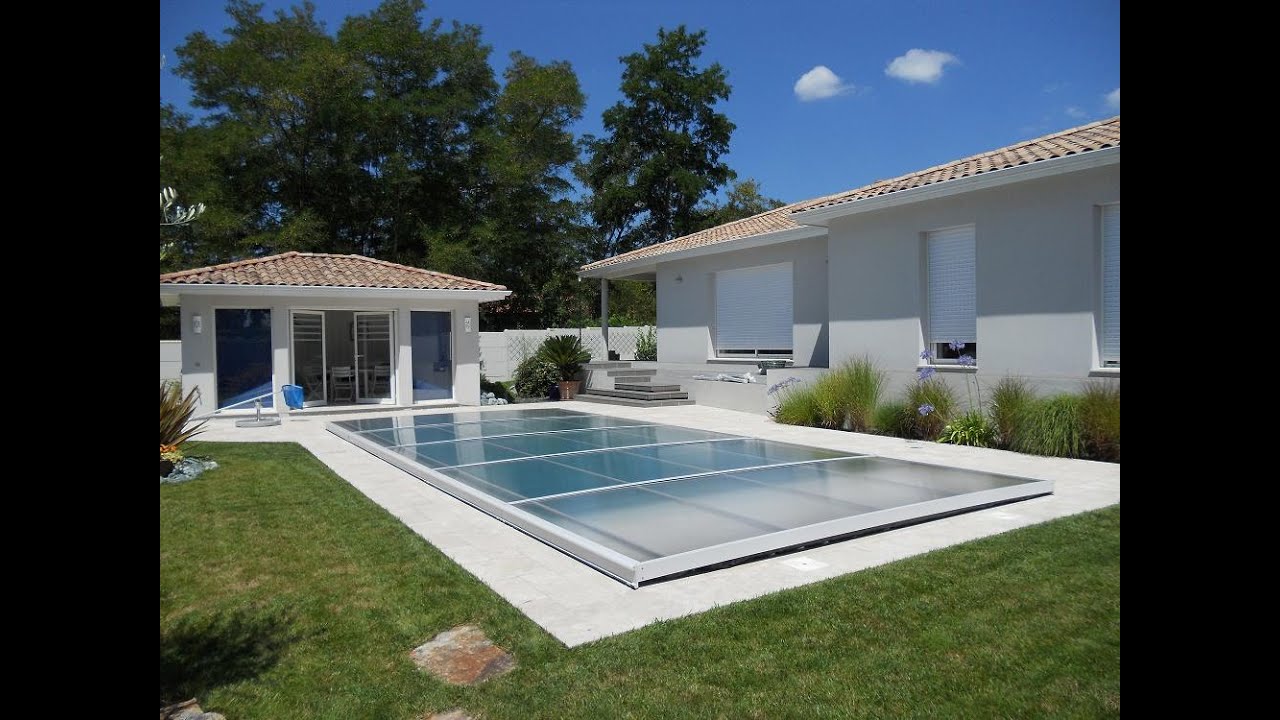 Abri de piscine extra plat modèle ANTARES