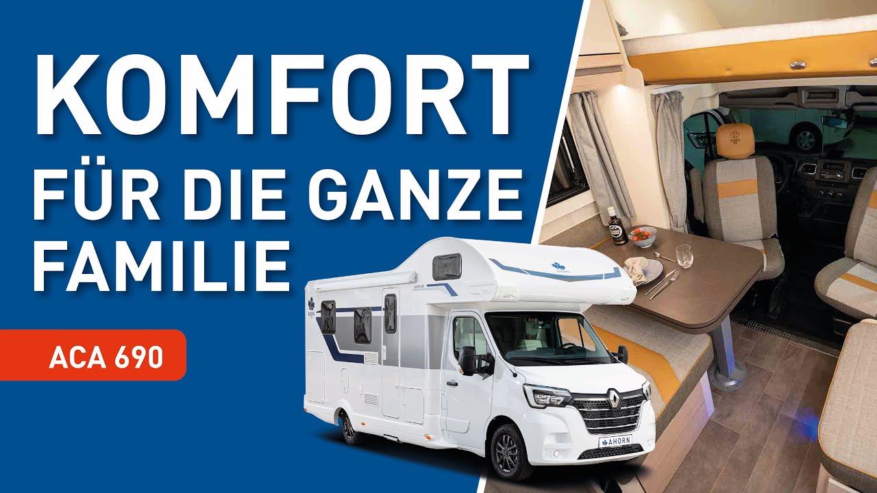 Vollen Komfort für die ganze Familie unter 7 Metern - der Ahorn Camp ACA 690