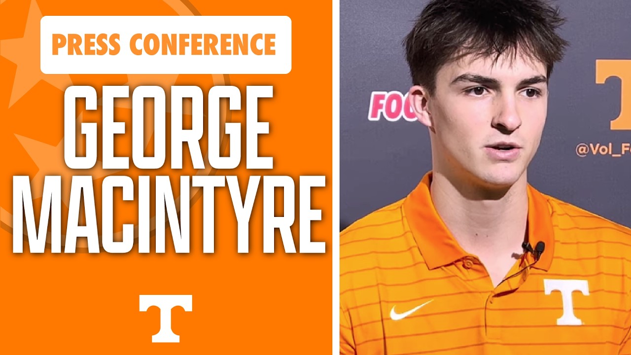 Квотербек команды по американскому футболу «Теннесси» Джордж Макинтайр рассказывает о борьбе за м...