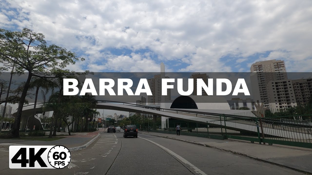 [4K60fps] Driving Barra Funda Sao Paulo Brazil -MT4K-
