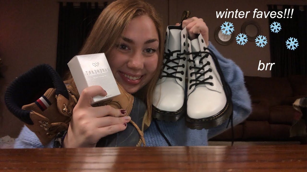 my winter faves!! (grayson dolans signature scent, docs, clothings, many more!)