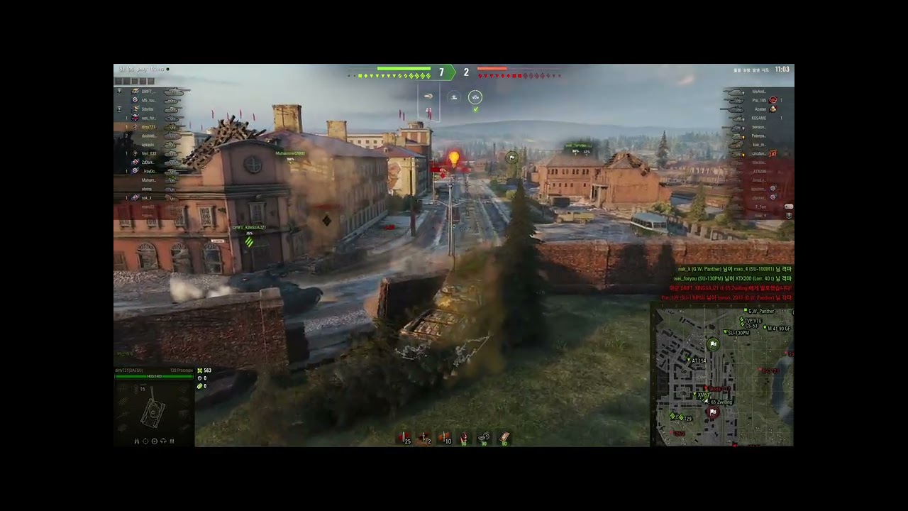 T28 시가전. #worldoftanks 