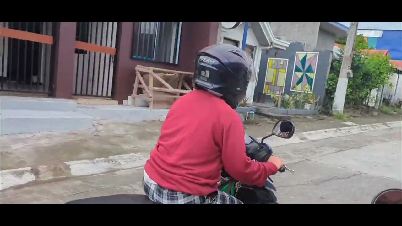 Tricycle taxis through town. PH