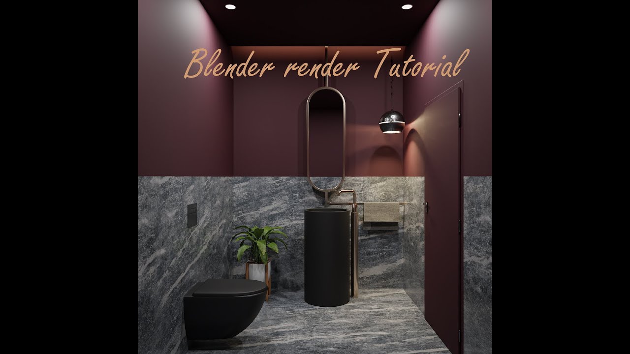 Blender Tutorial of a toilet 