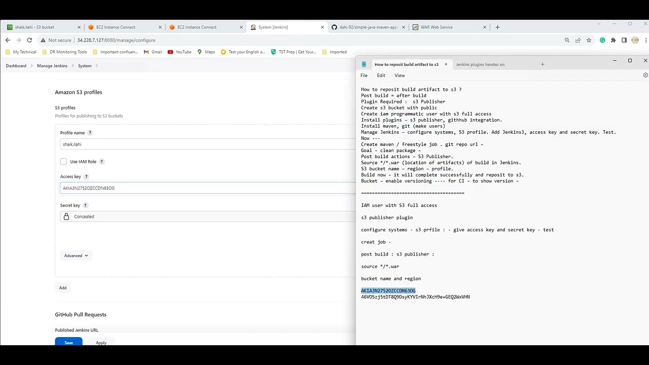 Jenkins - JOB 5 artifact repost to S3