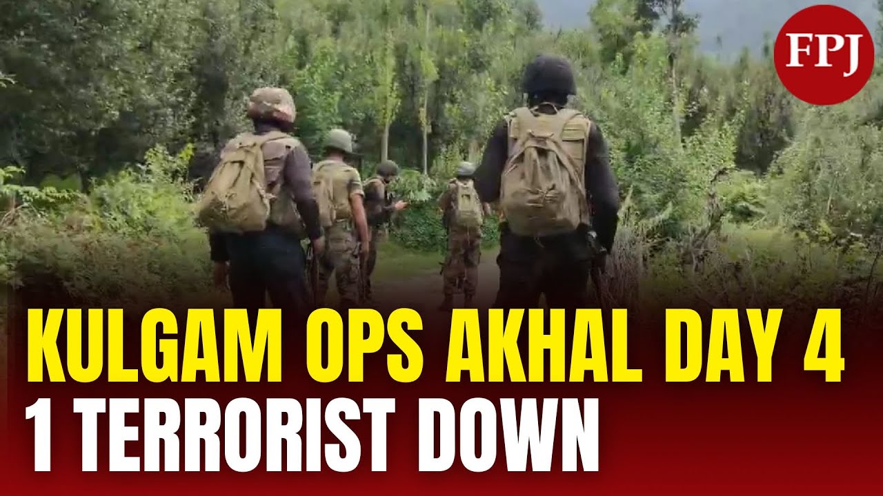 Kulgam Encounter Day 4: 1 Terrorist Killed in Ongoing Operation Akhal | J&K Latest Update