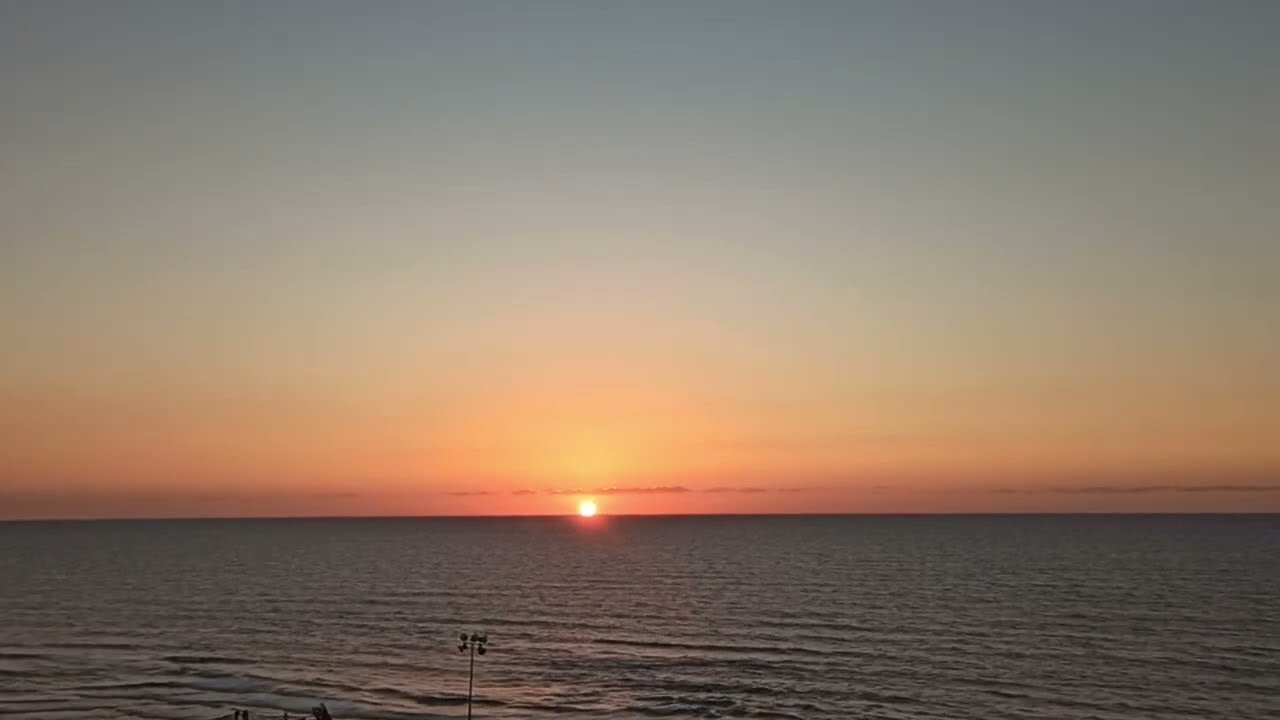 Sunset on the Mediterranean Sea #seaview #beach #vacation #sunset