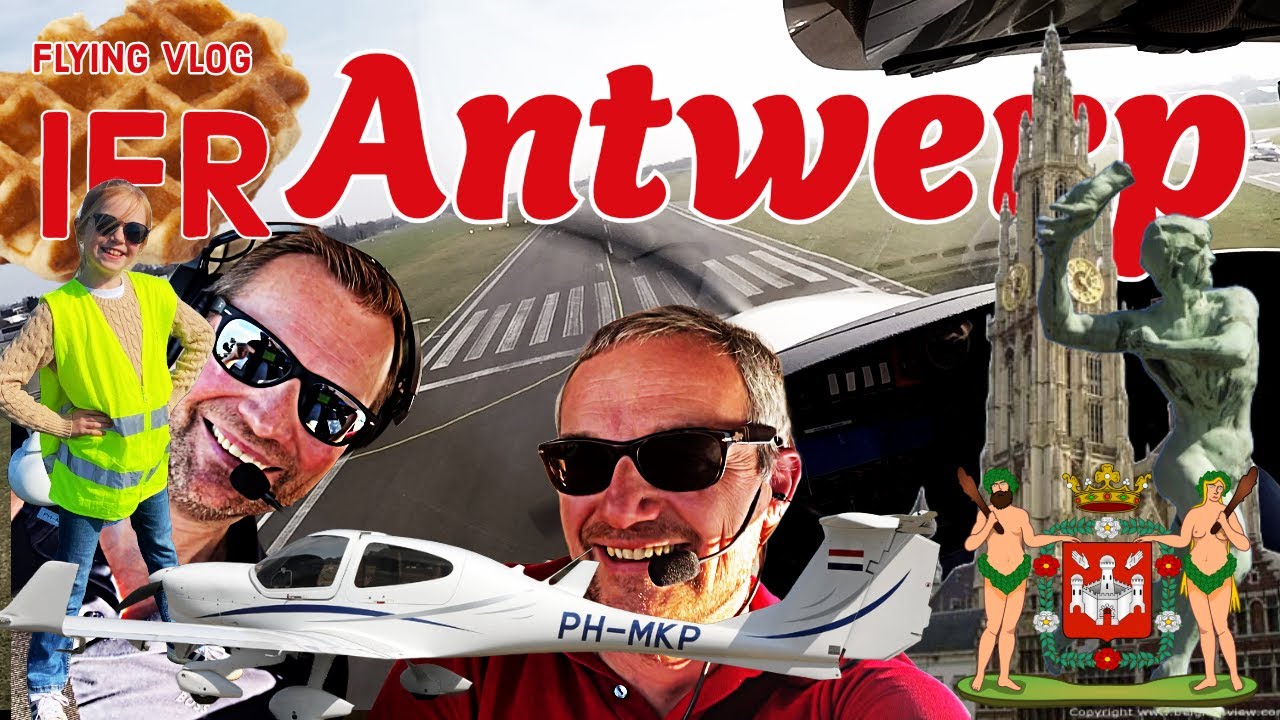 A flight from beautiful Antwerp (EBAW) to Teuge, #IFR #DA40NG #G1000Nxi