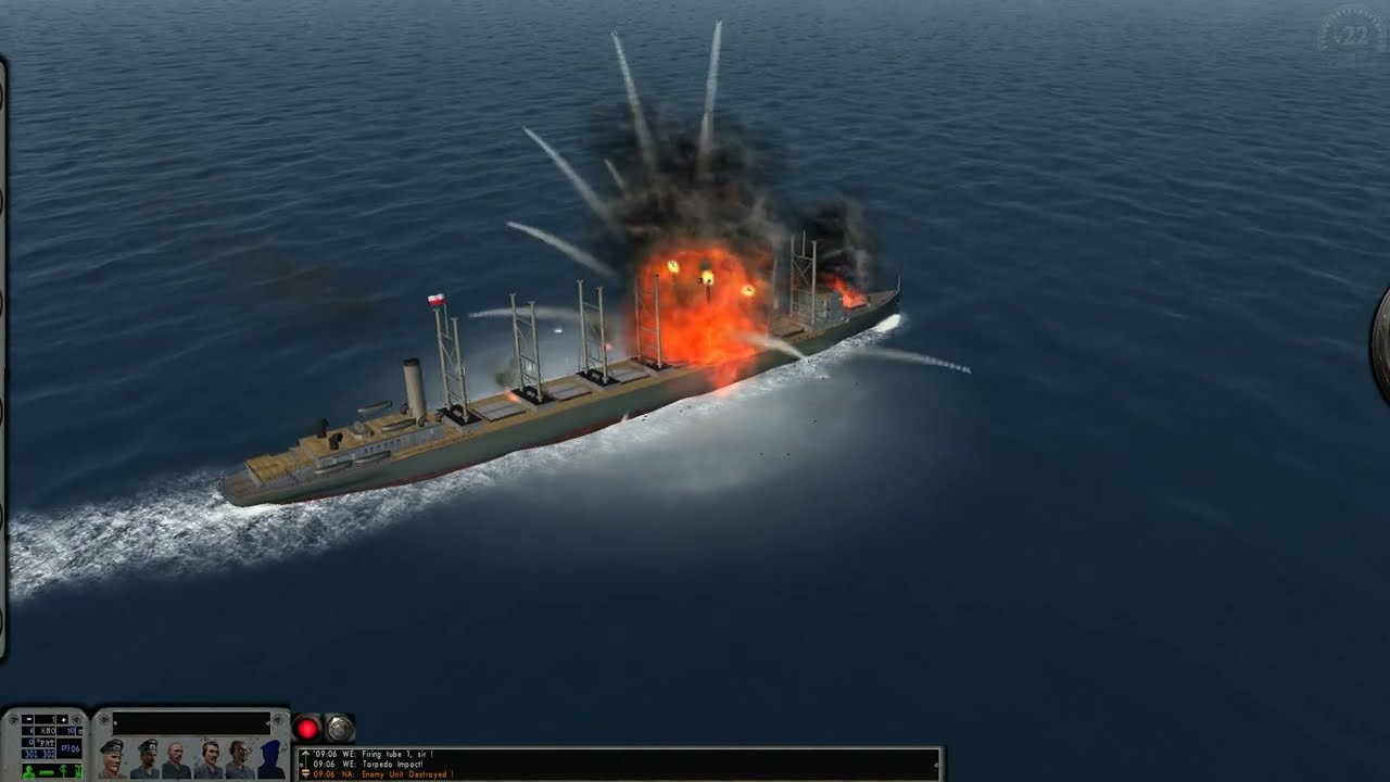 Patrol 003-02. Polish merchant was sunk. / Silent Hunter 3, LSH3-2022