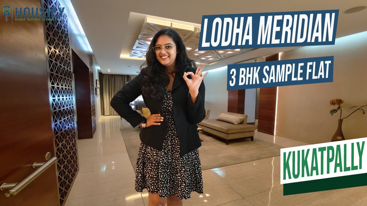 Lodha Meridian Kukatpally | 3 BHK Sample Flat Tour [2025] | Lodha Preferred Partner Hyderabad
