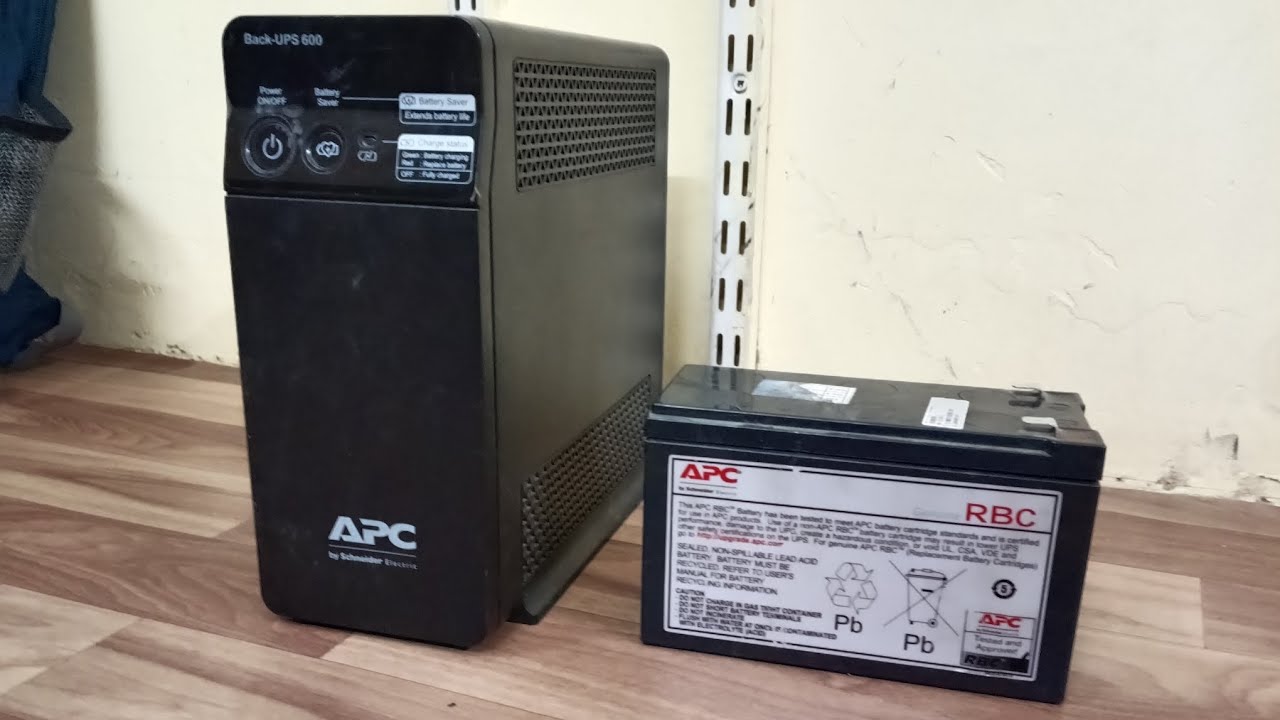 Замена батареи APC BACK UPS 600