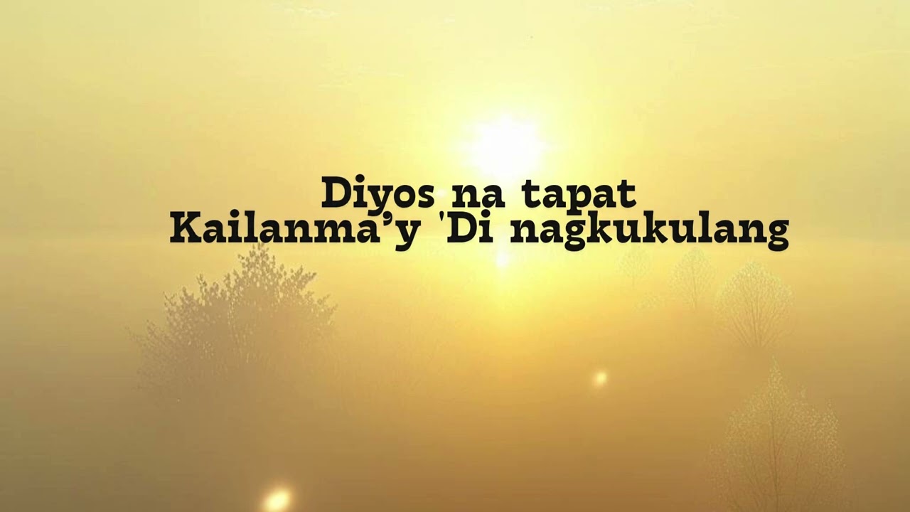 Sa Ama ko Ilalapit(inspired by Philippians 4:6)