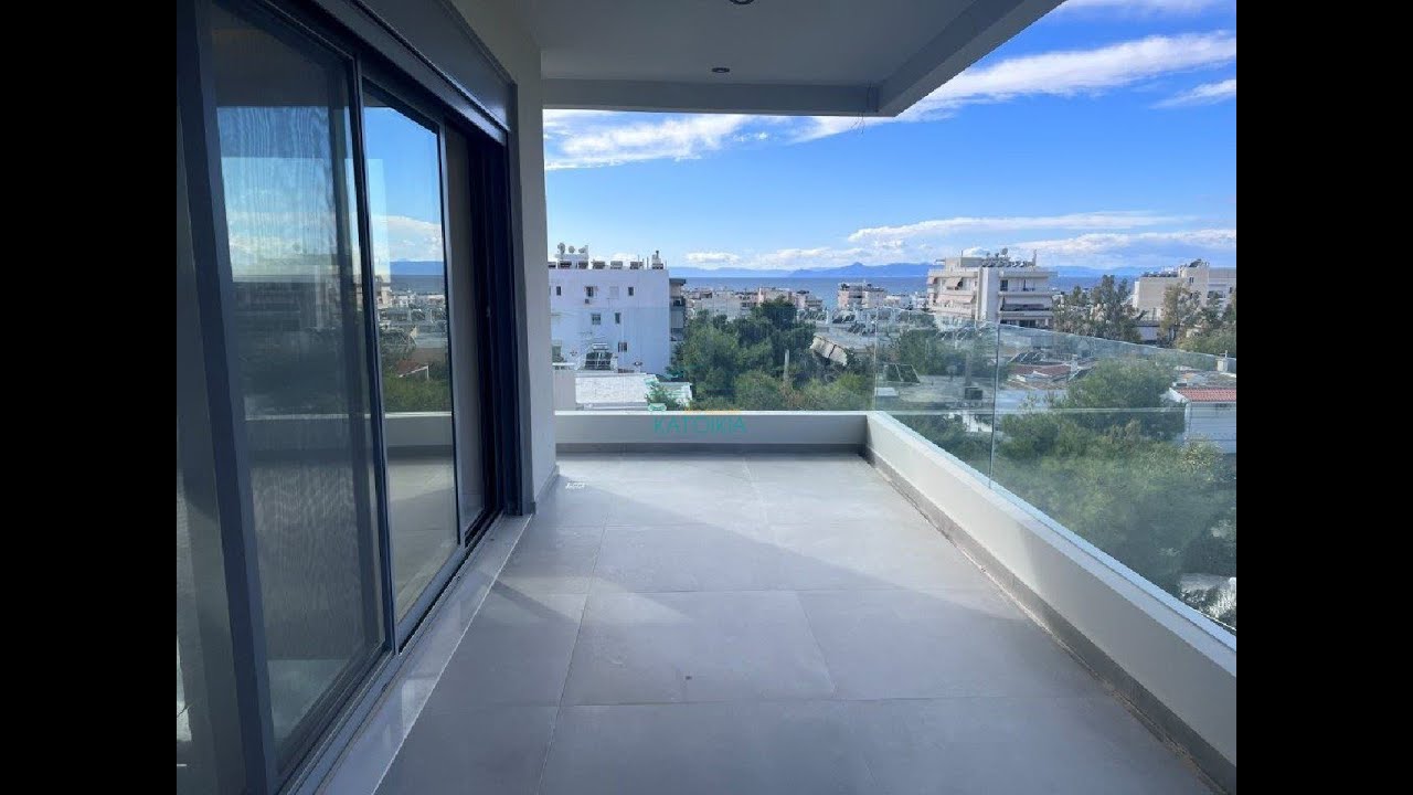 Άλιμος νεόδμητο διαμέρισμα με απρόσκοπτη θέα θάλασσα συνολικού εμβαδού 90τμ, 3ου ορόφου.