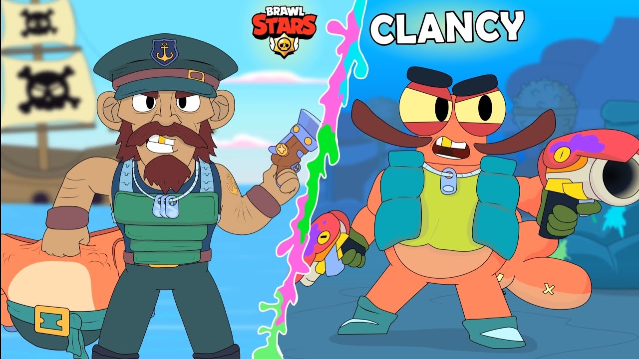 CLANCY ORIGIN STORY - Brawl Stars Animation