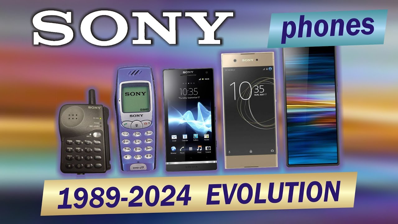 Sony phones evolution 1989-2024 | 171 models | 50 commercials