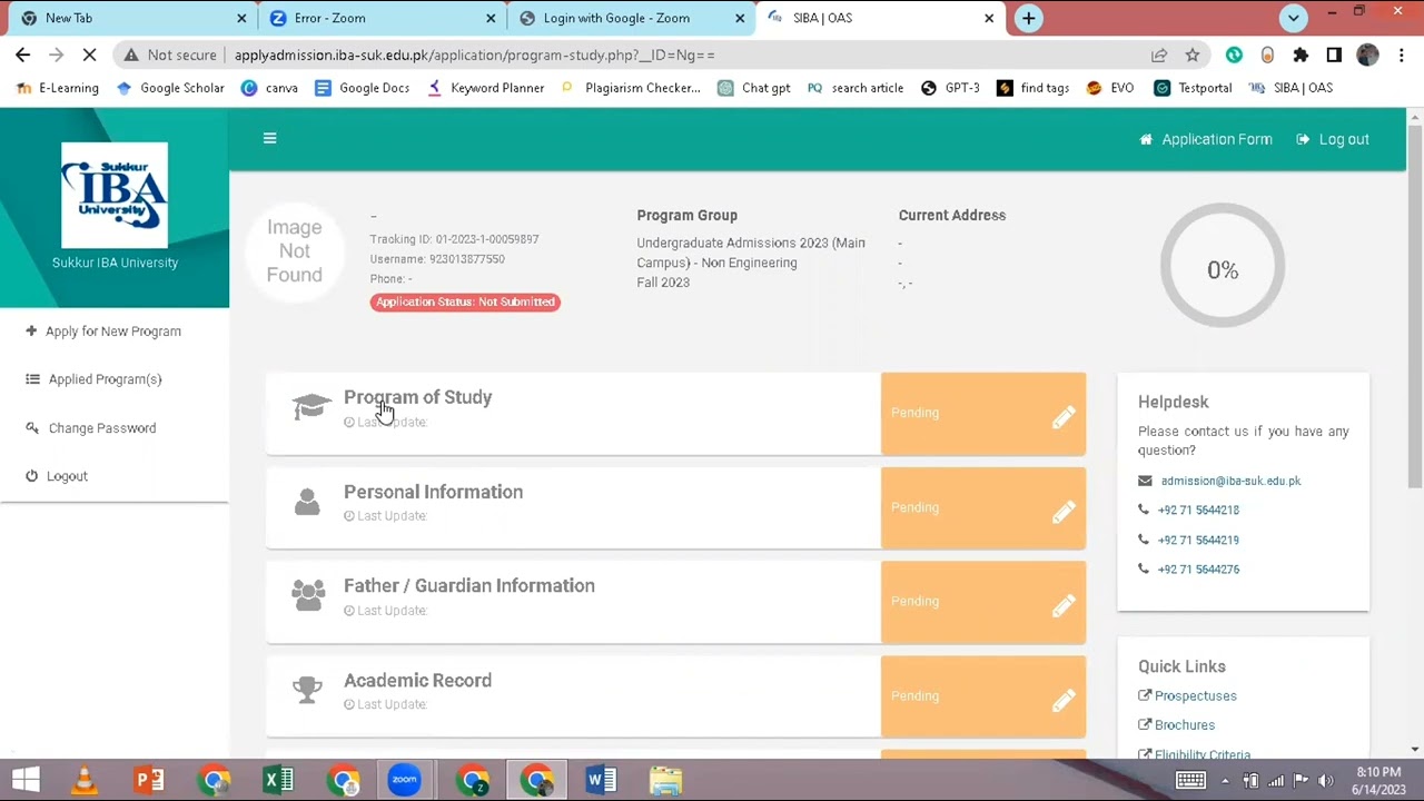 How to Fill Online Form-2023| IBA Sukur University# Direct test# ME Academy