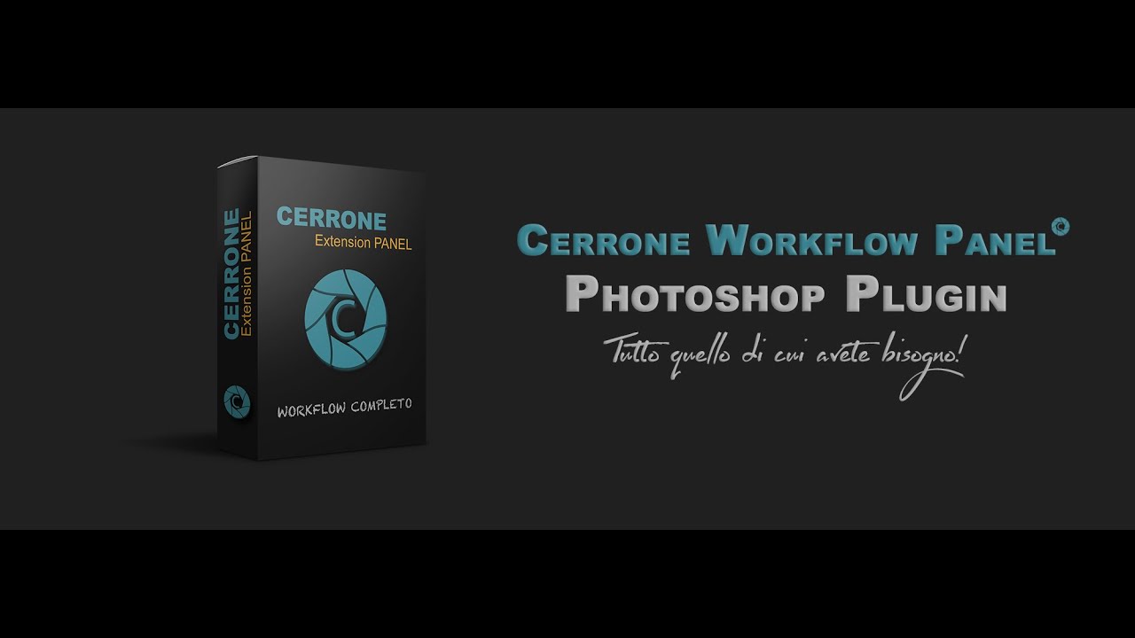 Tutorial Photoshop 2021, Cerrone Workflow Panel.