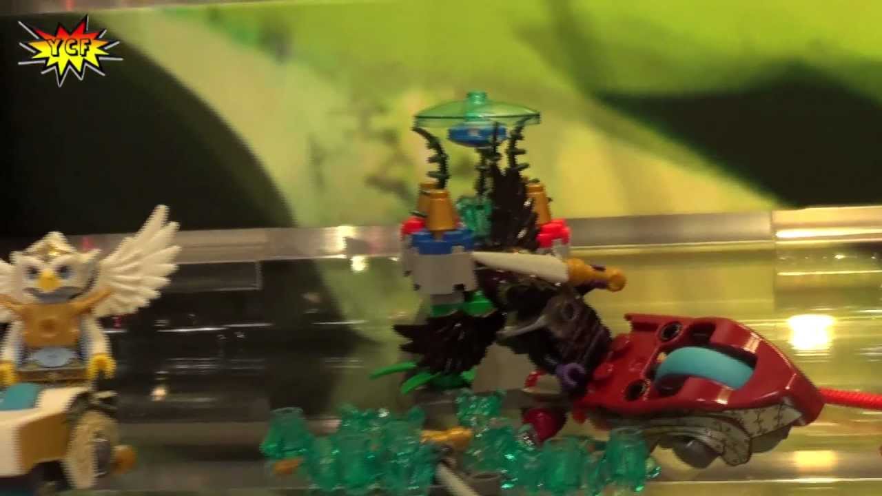 LEGO Speedorz Chima 70112 Croc Chomp 70114 Sky Joust Preview 2013 NY Toy Fair