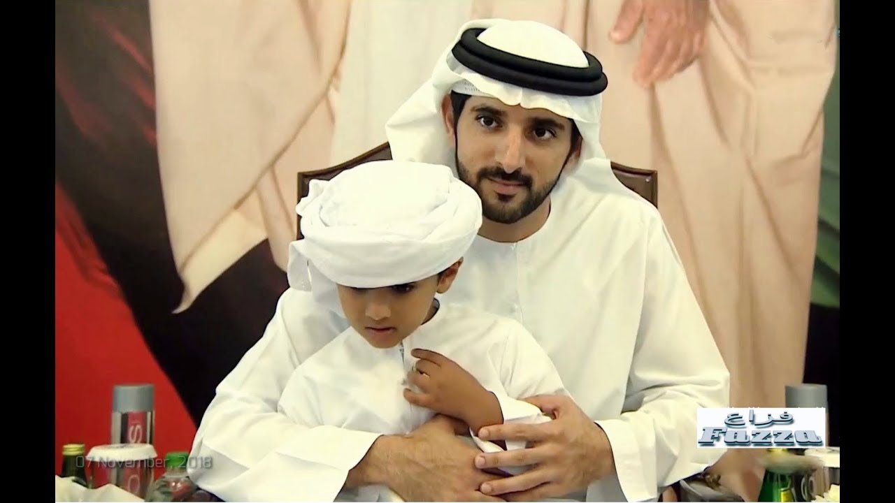 Sheikh Hamdan ( فزاع Fazza) attends wedding reception  in Abu Dhabi (7 November, 2018)