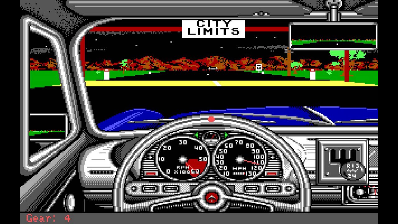 Street Rod (PC/DOS) Longplay, 1989, California Dreams