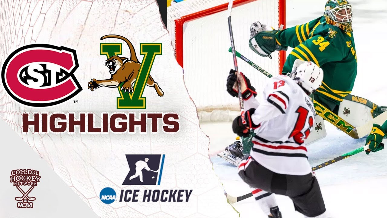 St. Cloud State Huskies vs Vermont Catamounts | NCAA College Hockey Highlights | 18 October 2025