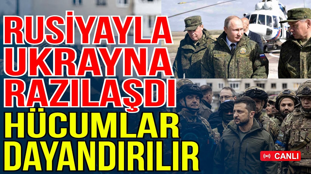 Rusiyayla Ukrayna razılığa gəldi - Hücumlar dayandırılır - Gündəm Masada - Media Turk TV