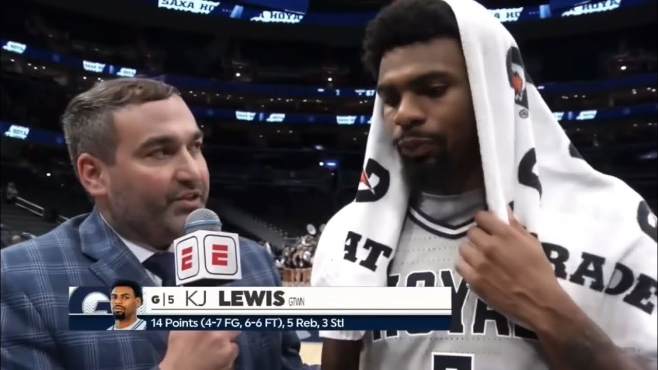 KJ Lewis - Postgame | Georgetown vs. Morgan State - 11/3/25  