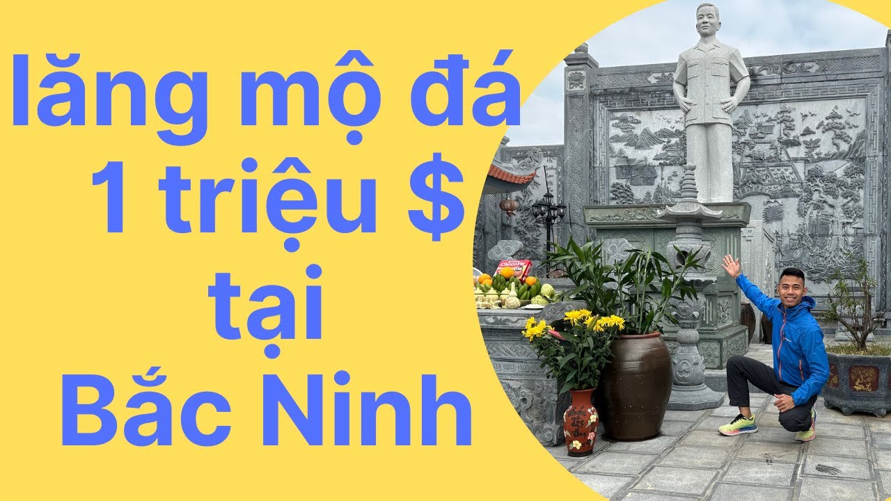 Khuôn viên lăng mộ đá gia đình có mức đầu tư 1 triệu USD tại Quế Võ - Bắc Ninh.