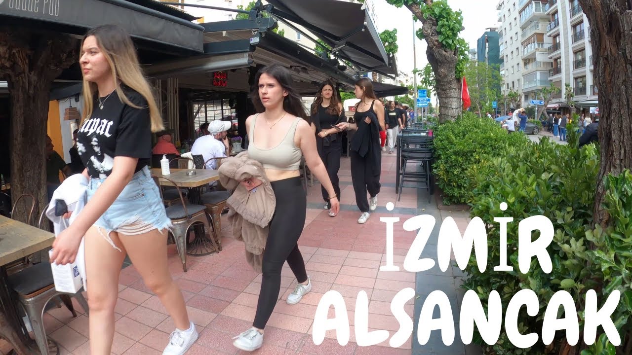 Izmir Alsancak Summer 2023 Walking Tour | 4k UHD 60fps