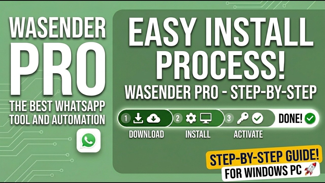 How to Download, Install & Activate WA Sender Pro