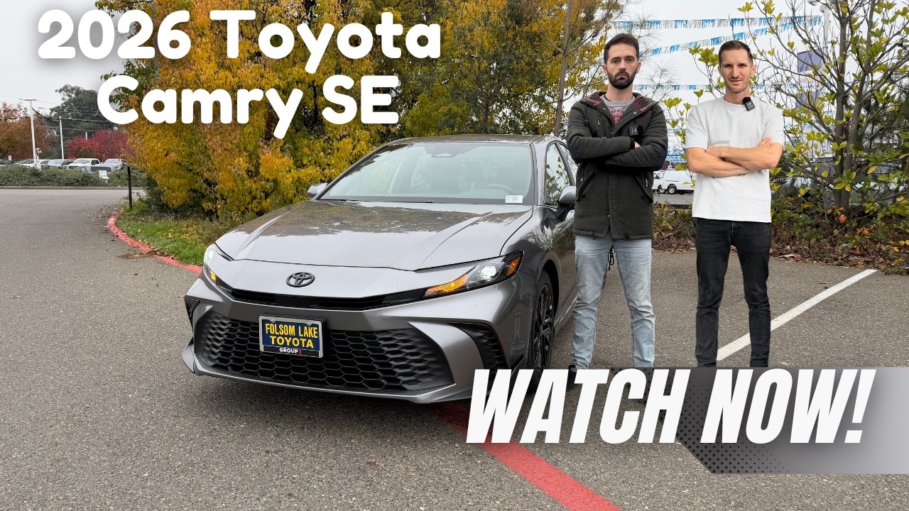Toyota Camry SE Hybrid 2026 года. Доступный среднеразмерный седан!