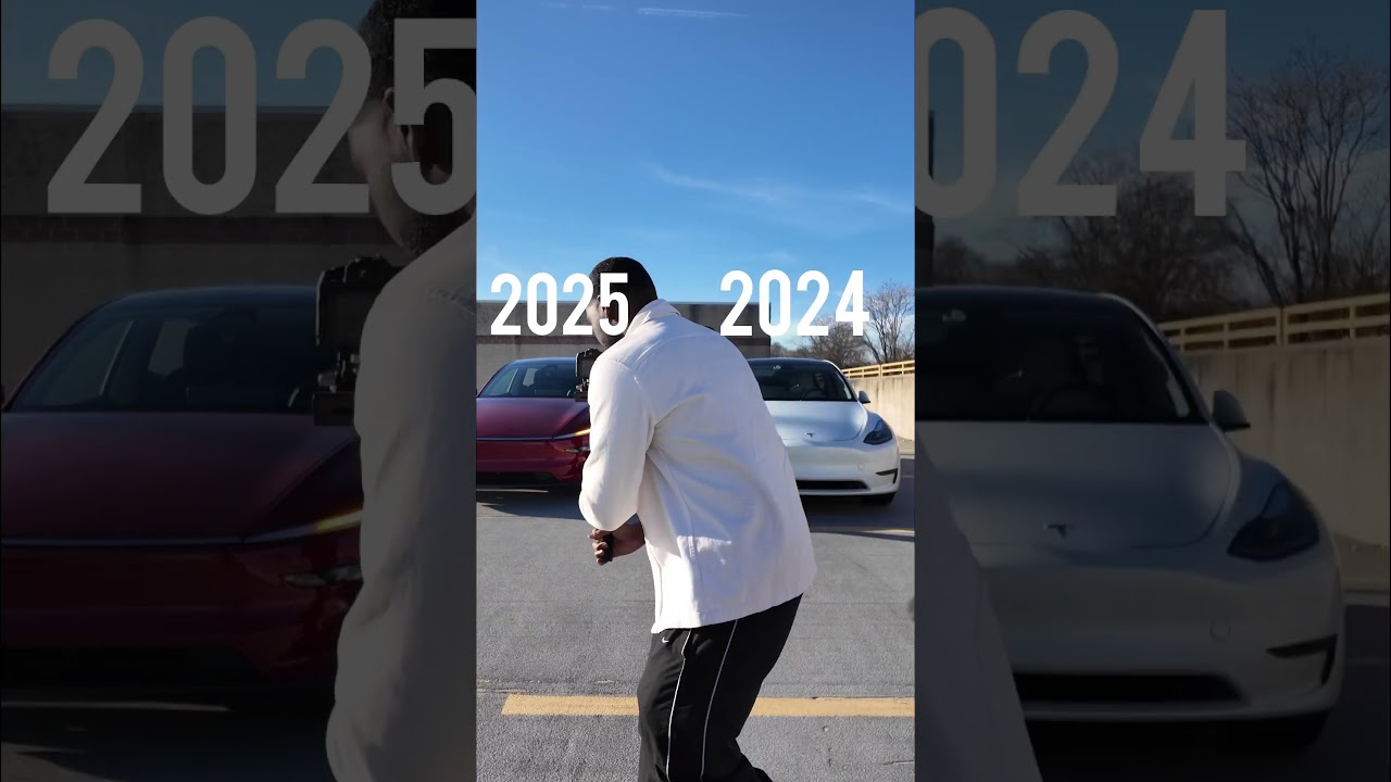 2024 vs 2025 Tesla Model Y: What&rsquo;s the difference? #fyp  #modely #modelyjuniper #automobile