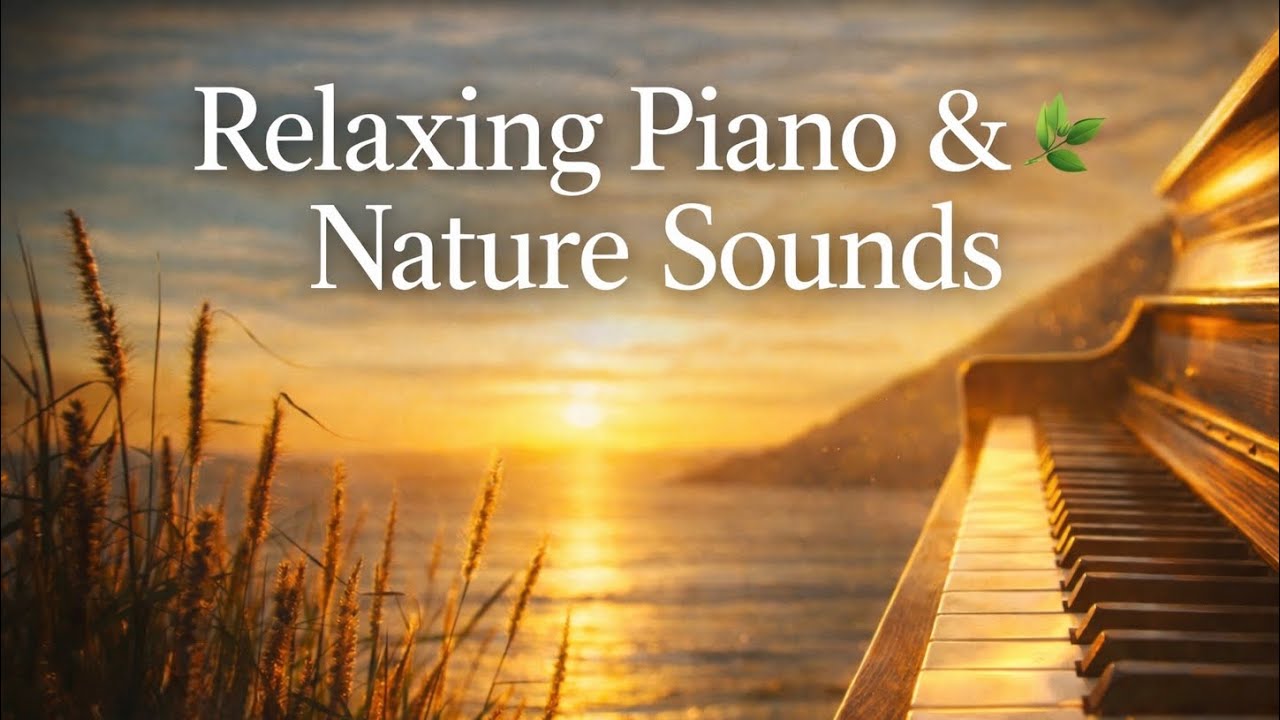 2 Hours Relaxing Piano Music with Nature Sounds 🌿 Deep Sleep, Meditation & Stress Relief 