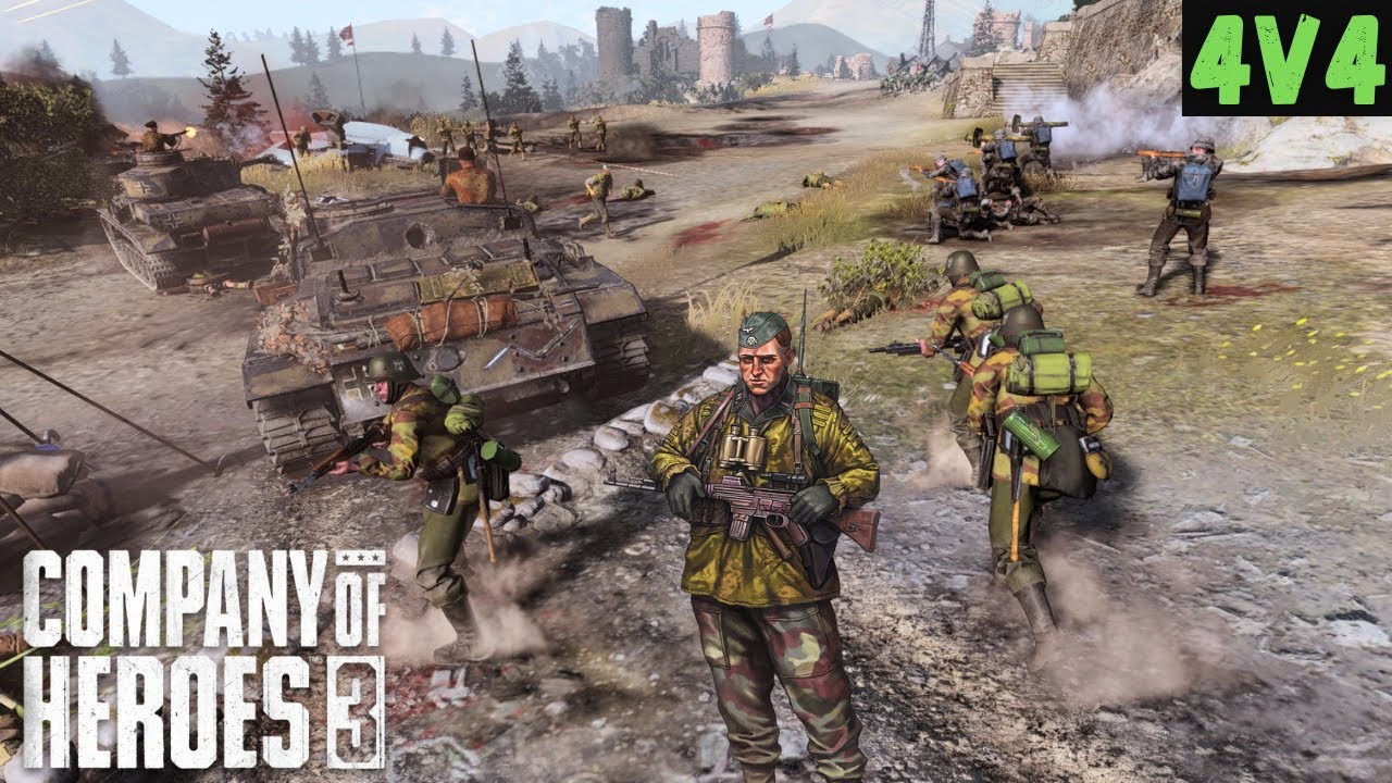 Высочайший ELO Carnage | 4 на 4 | Company of Heroes 3