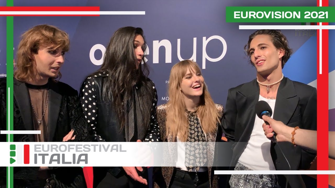 Eurovision 2021 - Intervista ai Måneskin