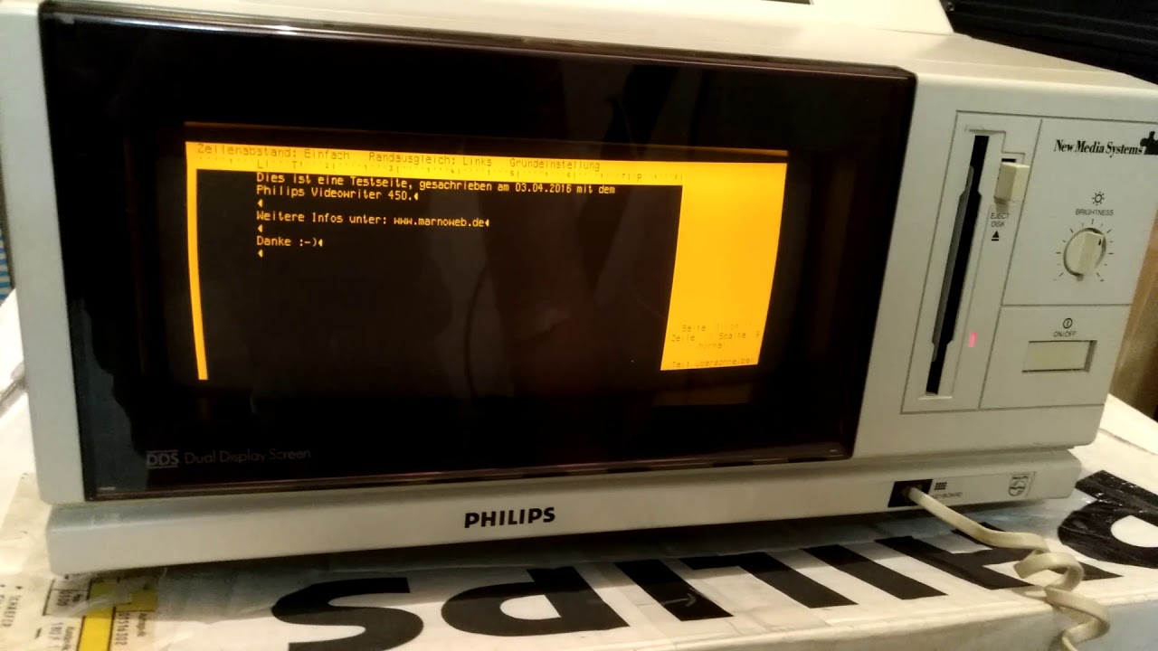 Philips VideoWriter 450 kurztest quicktest