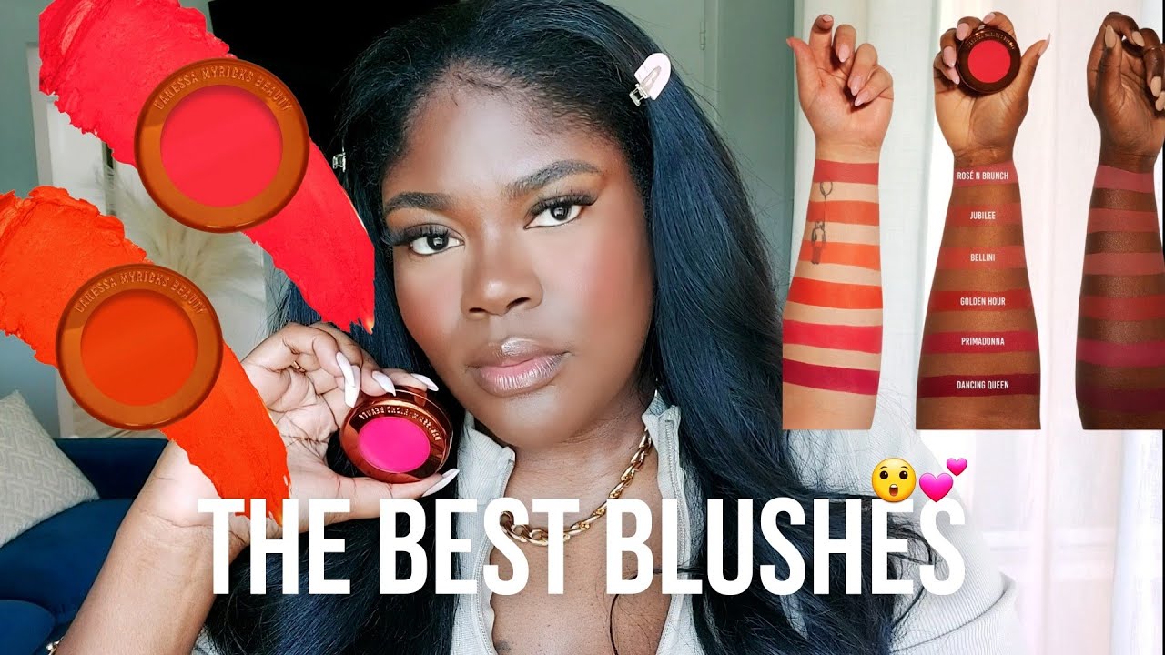 *NEW* DANESSA MYRICKS BLURRING BALM POWDER FLUSHED BLUSH I GOLDEN HOUR & PRIMADONNA