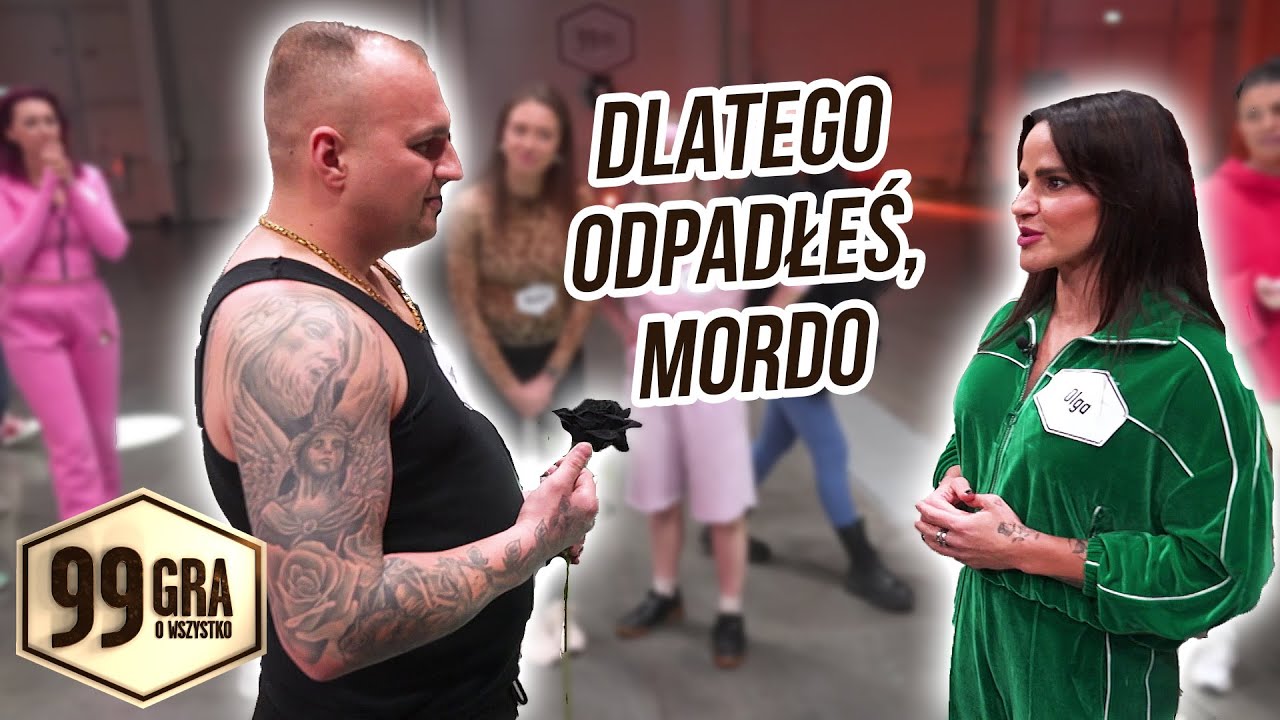 Olga eliminuje jeszcze przed startem gry 🥀 jestem ZŁY 🤬 | 99 - Gra o wszystko. VIP