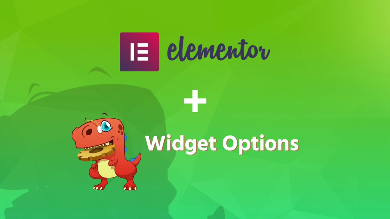 Widget Options Elementor Pagebuilder Support