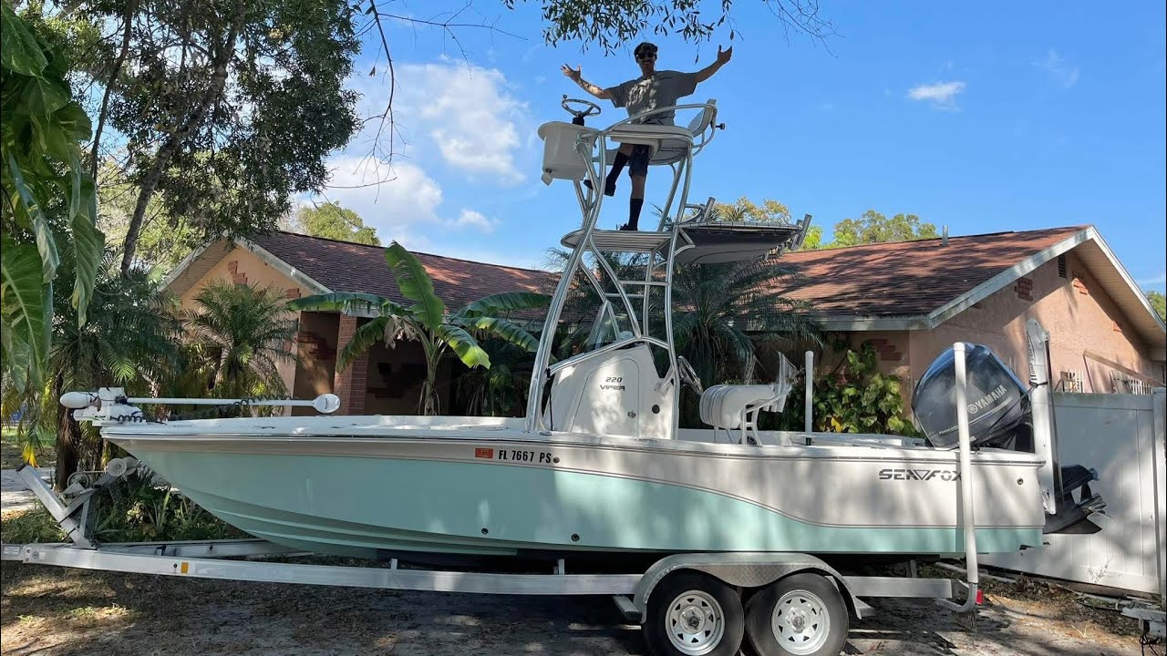 Новая лодка, обзор и демонстрация с полностью кастомной башней Cobia