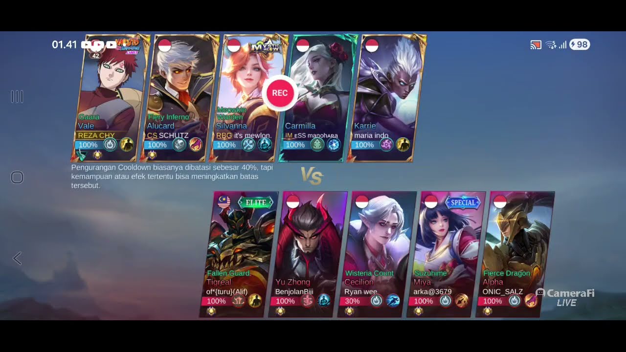 VALE SOLO RANK LEGEND MOBILE LEGENDS