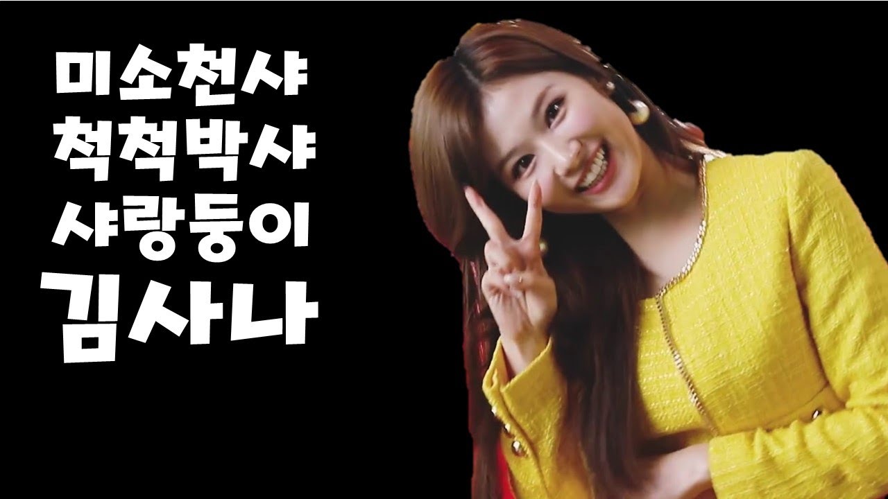 [TWICE] 트와이스 사나 - 척척박샤 미소천샤로 돌아온 샤랑둥이 김사나 - 심쿵주의