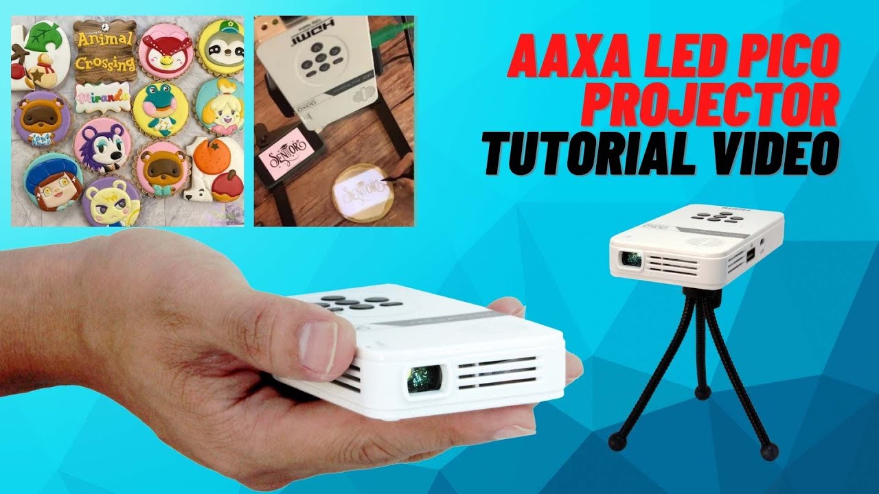 AAXA LED Pico Projector Tutorial | How to charge AAXA LED Pico and connect to Android/ Apple devices
