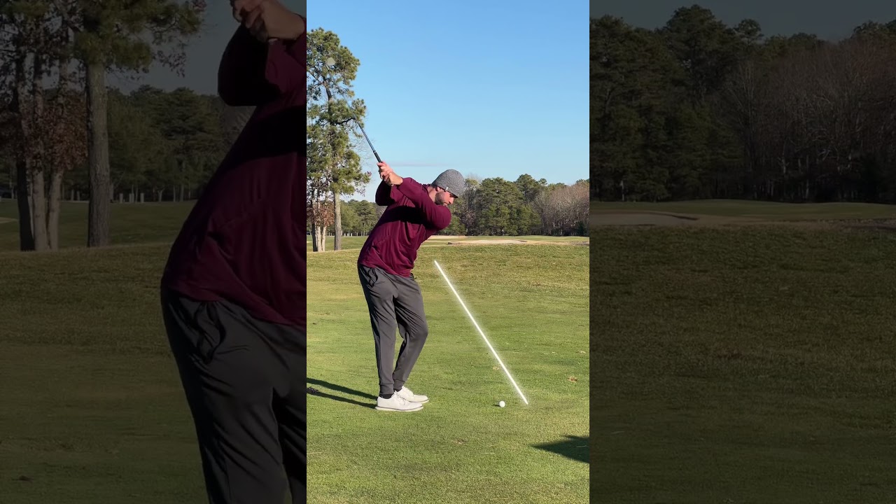 Try This Simple Drill To Stop Hooking The Golf Ball ⛳️✅ #golf #golftips