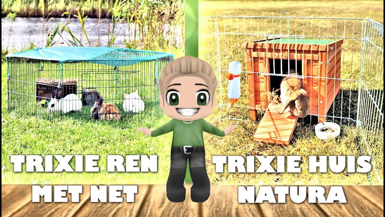 👝  SHOPLOG | Trixie konijnenren en Natura Huis voor Konijnen en Ratten