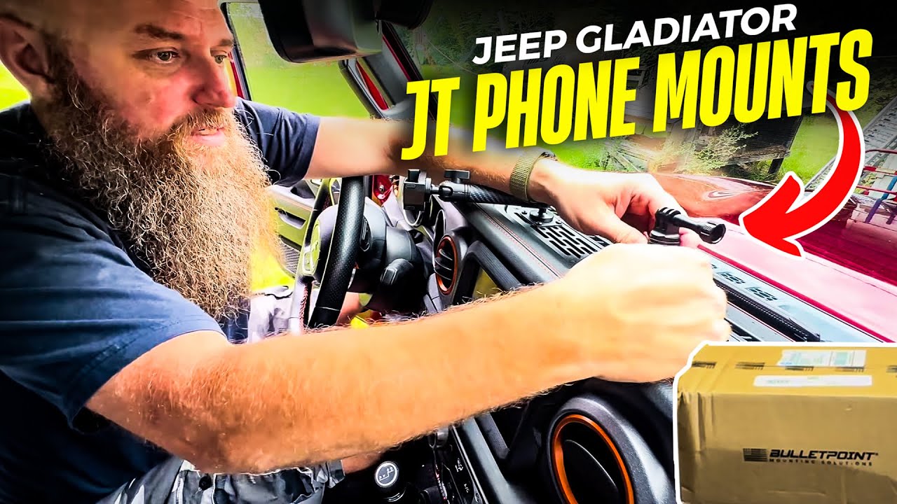 Jeep Gladiator JT Phone Mounts Bulletpoint