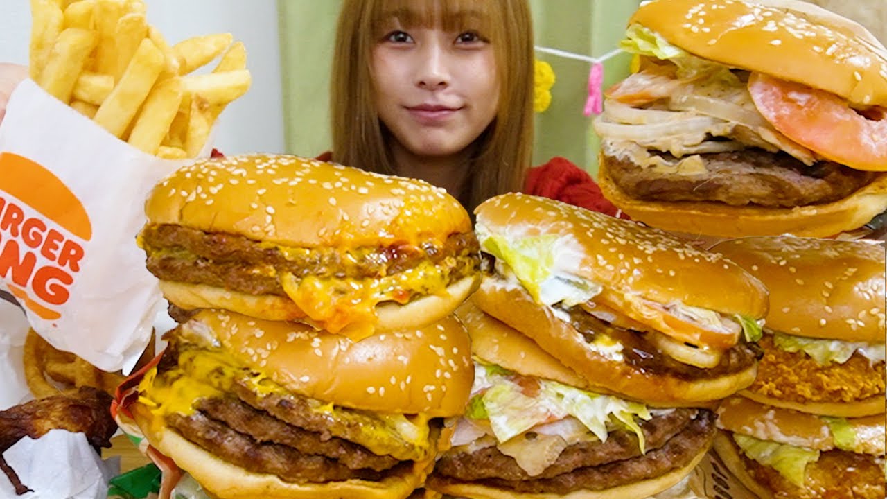 【大食い】念願のバーガーキング爆食い🍔👑